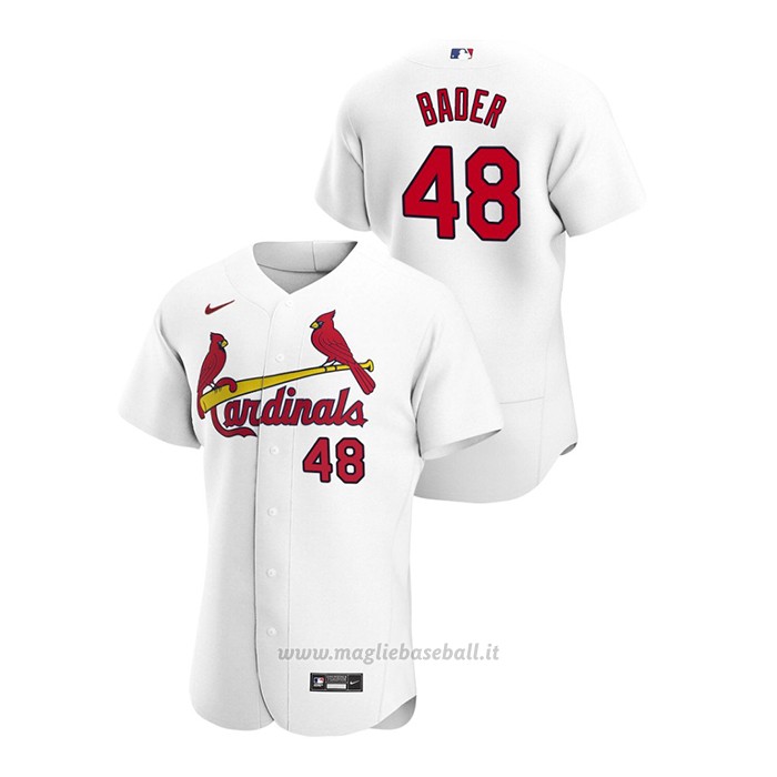 Maglia Baseball Uomo St. Louis Cardinals Harrison Bader Autentico 2020 Primera Bianco
